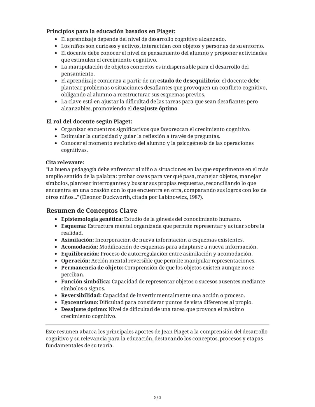 Capítulo 4: La construcción del conocimiento - Los aportes de
Jean Piaget
Introducción y Contexto Epistemológico
Jean Piaget, biólogo y psic