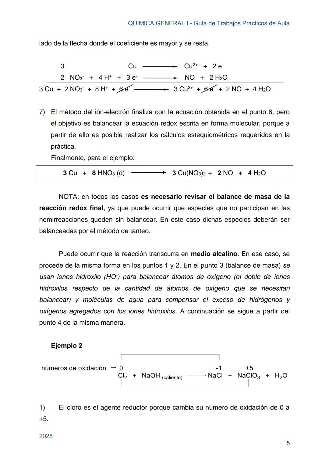 Guía de Trabajos
Prácticos de Aula
QUÍMICA
GENERAL I
Licenciatura en Química
Licenciatura en Bioquímica
Farmacia
Profesorado Universitario e