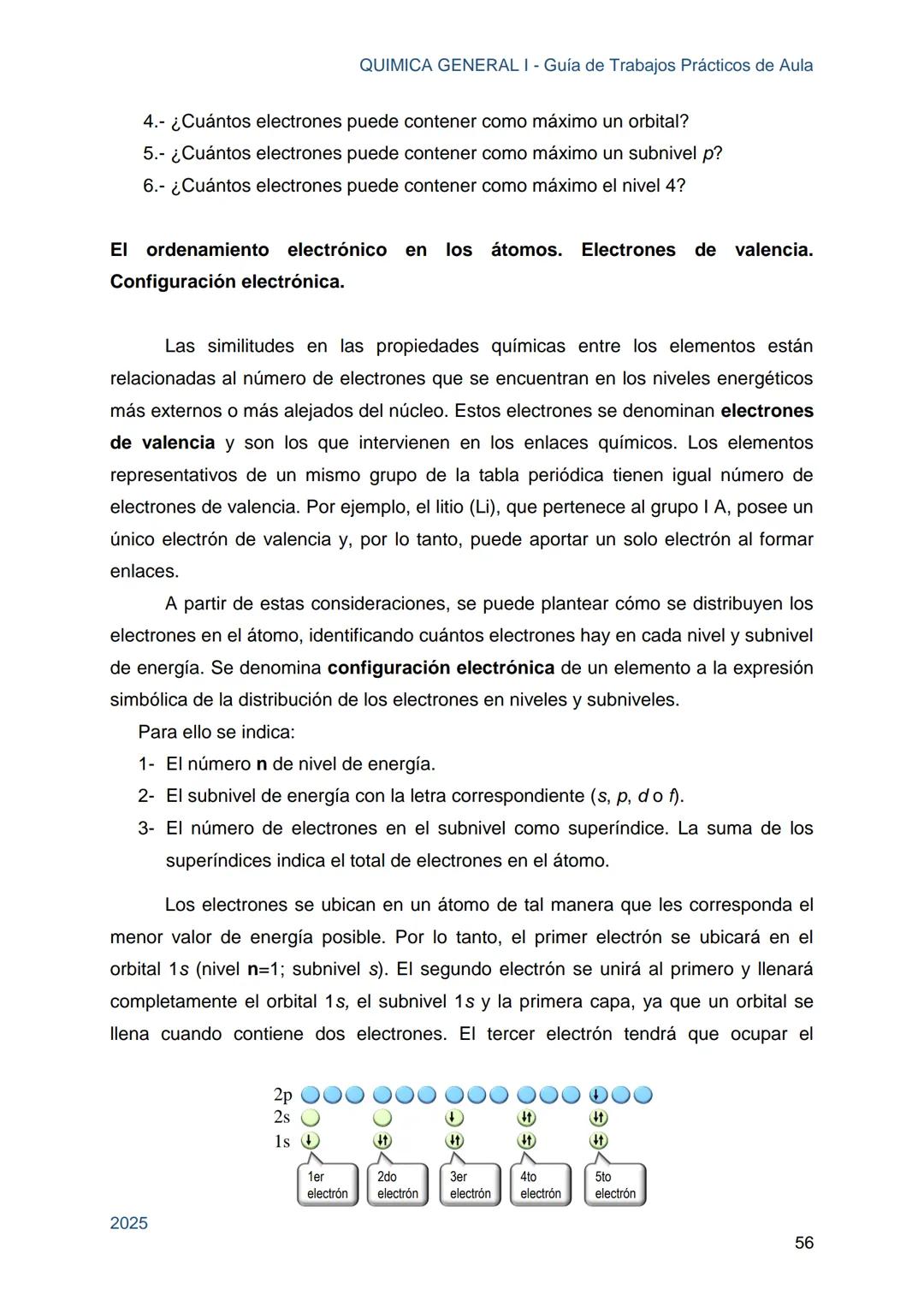 Guía de Trabajos
Prácticos de Aula
QUÍMICA
GENERAL I
Licenciatura en Química
Licenciatura en Bioquímica
Farmacia
Profesorado Universitario e
