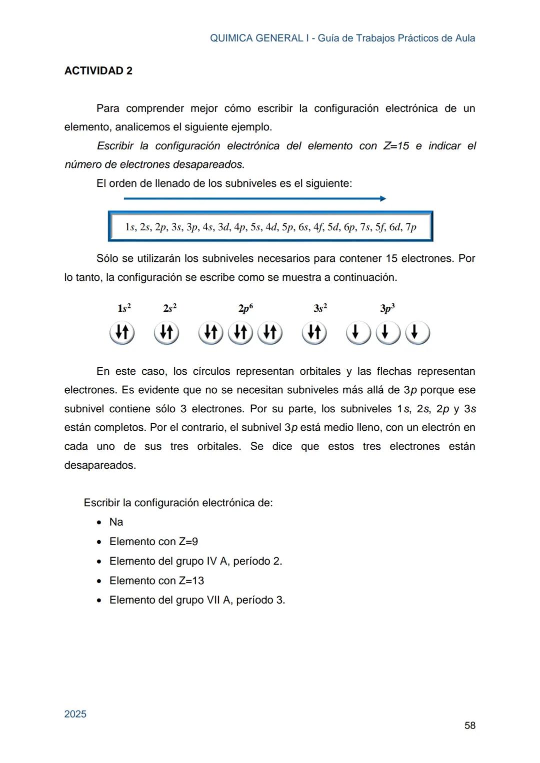 Guía de Trabajos
Prácticos de Aula
QUÍMICA
GENERAL I
Licenciatura en Química
Licenciatura en Bioquímica
Farmacia
Profesorado Universitario e