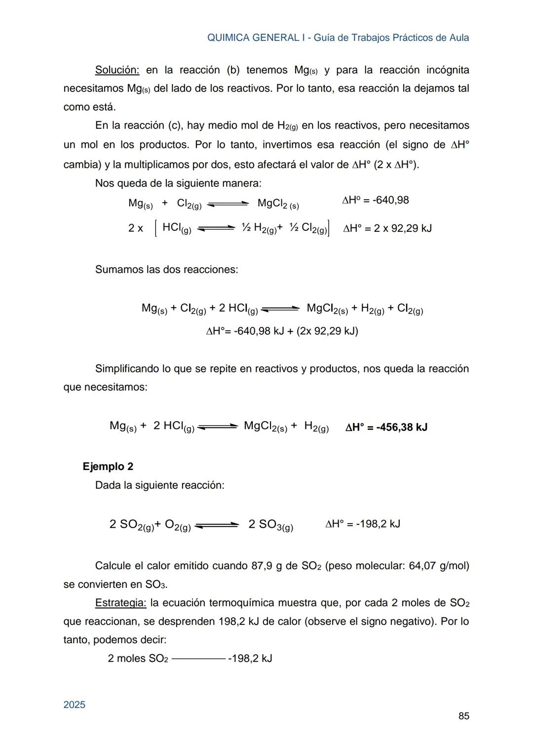 Guía de Trabajos
Prácticos de Aula
QUÍMICA
GENERAL I
Licenciatura en Química
Licenciatura en Bioquímica
Farmacia
Profesorado Universitario e