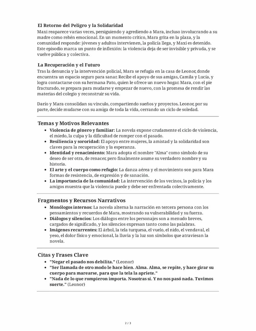 --- OCR Start ---
La chica pájaro - Resumen
Introducción y Ambientación
La novela "La chica pájaro" de Paula Bombara se sitúa en una ciudad 