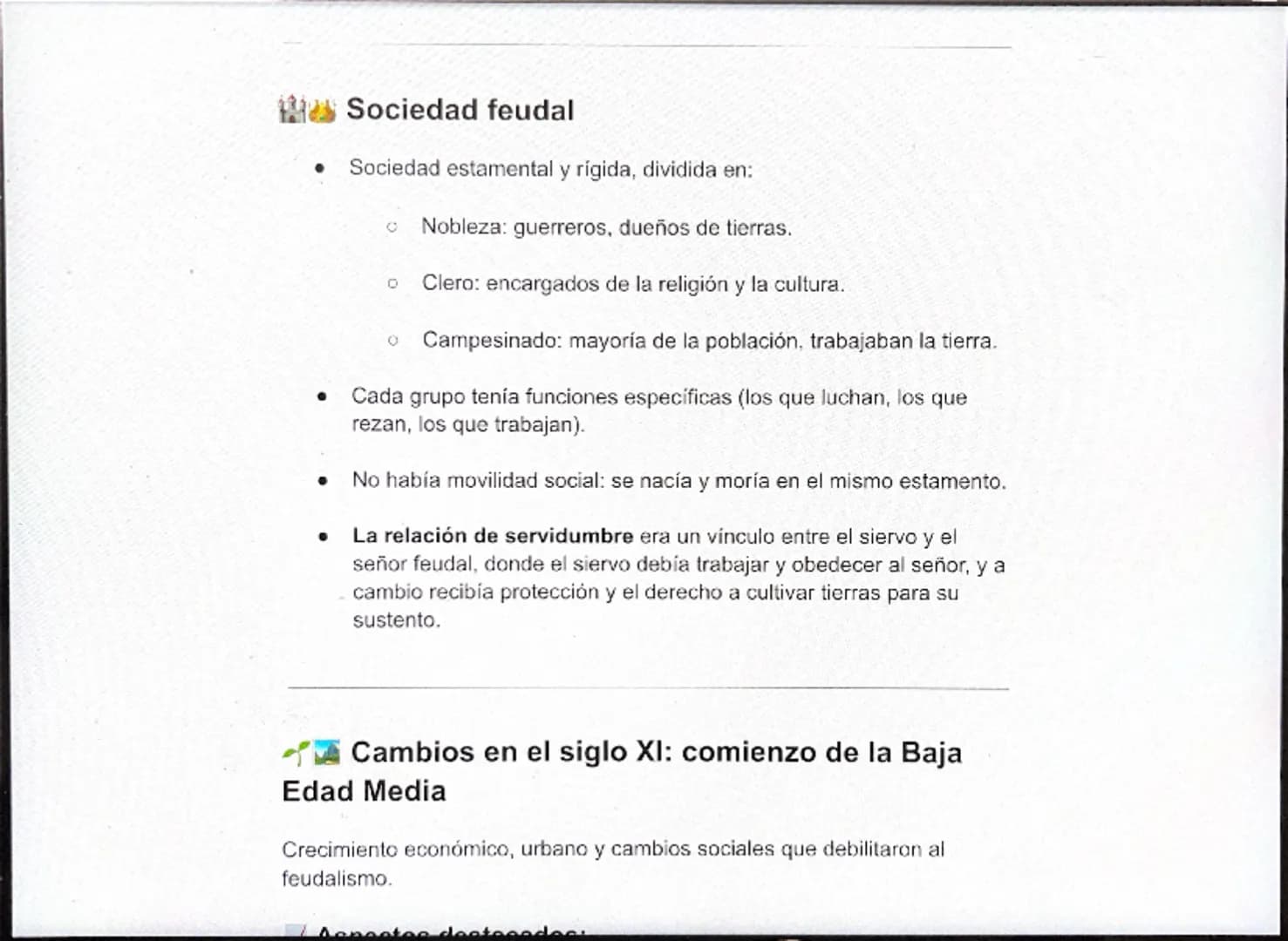 # Orden social feudal: conceptos básicos

Sistema social, político y económico dominante en Europa medieval,
basado en relaciones de depende