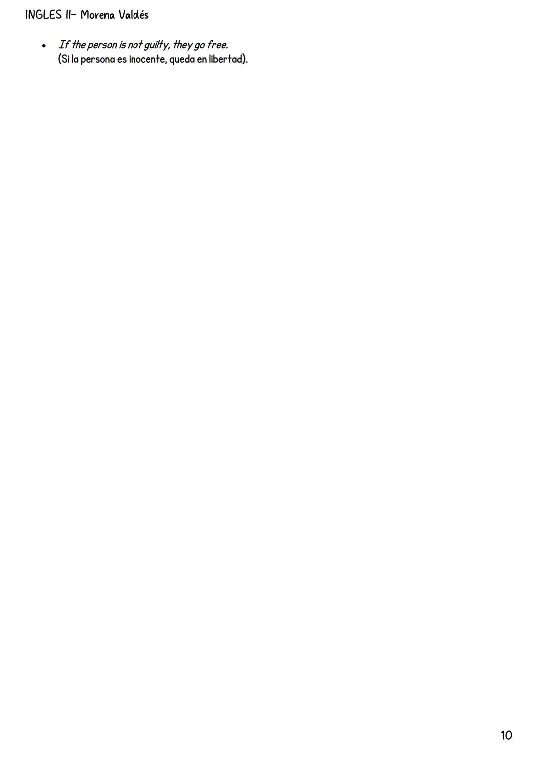 INGLES II- Morena Valdés
TIEMPOS VERBALES
PRESENTE SIMPLE
• Se utiliza para hablar de: acciones habituales, rutinas diarias, horarios y/o he