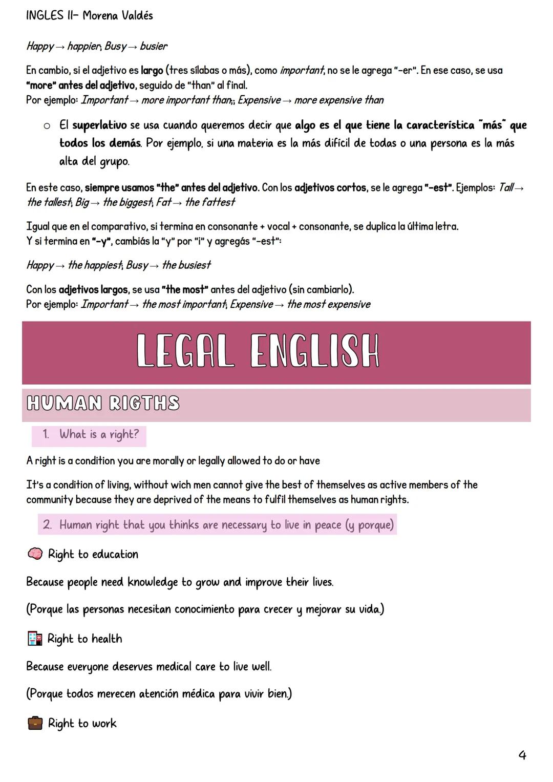 INGLES II- Morena Valdés
TIEMPOS VERBALES
PRESENTE SIMPLE
• Se utiliza para hablar de: acciones habituales, rutinas diarias, horarios y/o he