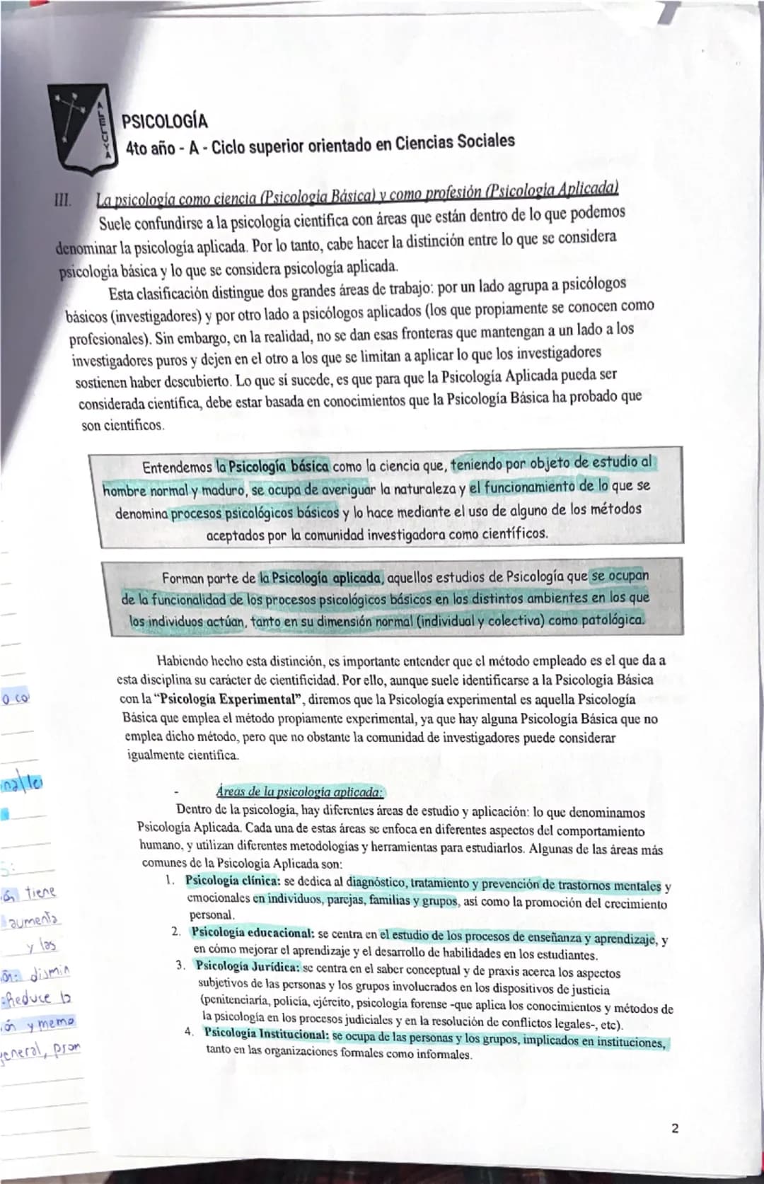 # ¿Qué es la Psicología?

I.
Definiciones de Psicologia.
Existe una gran diversidad de corrientes psicológicas, de objetos de estudio, de mé