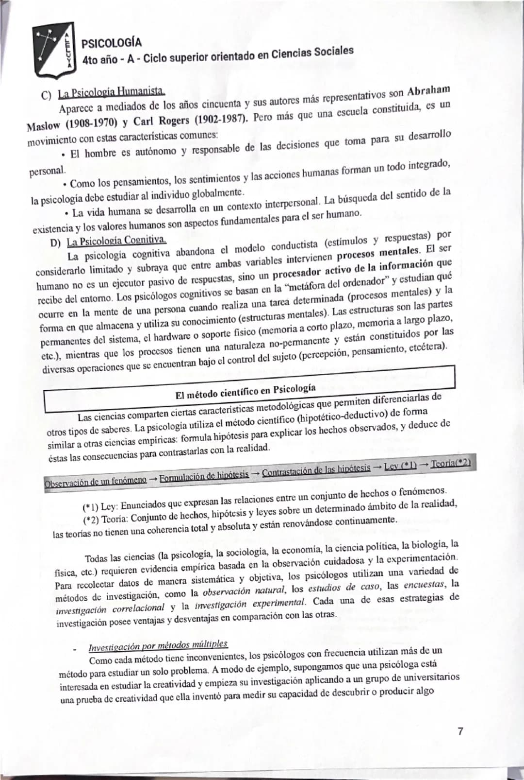 # ¿Qué es la Psicología?

I.
Definiciones de Psicologia.
Existe una gran diversidad de corrientes psicológicas, de objetos de estudio, de mé