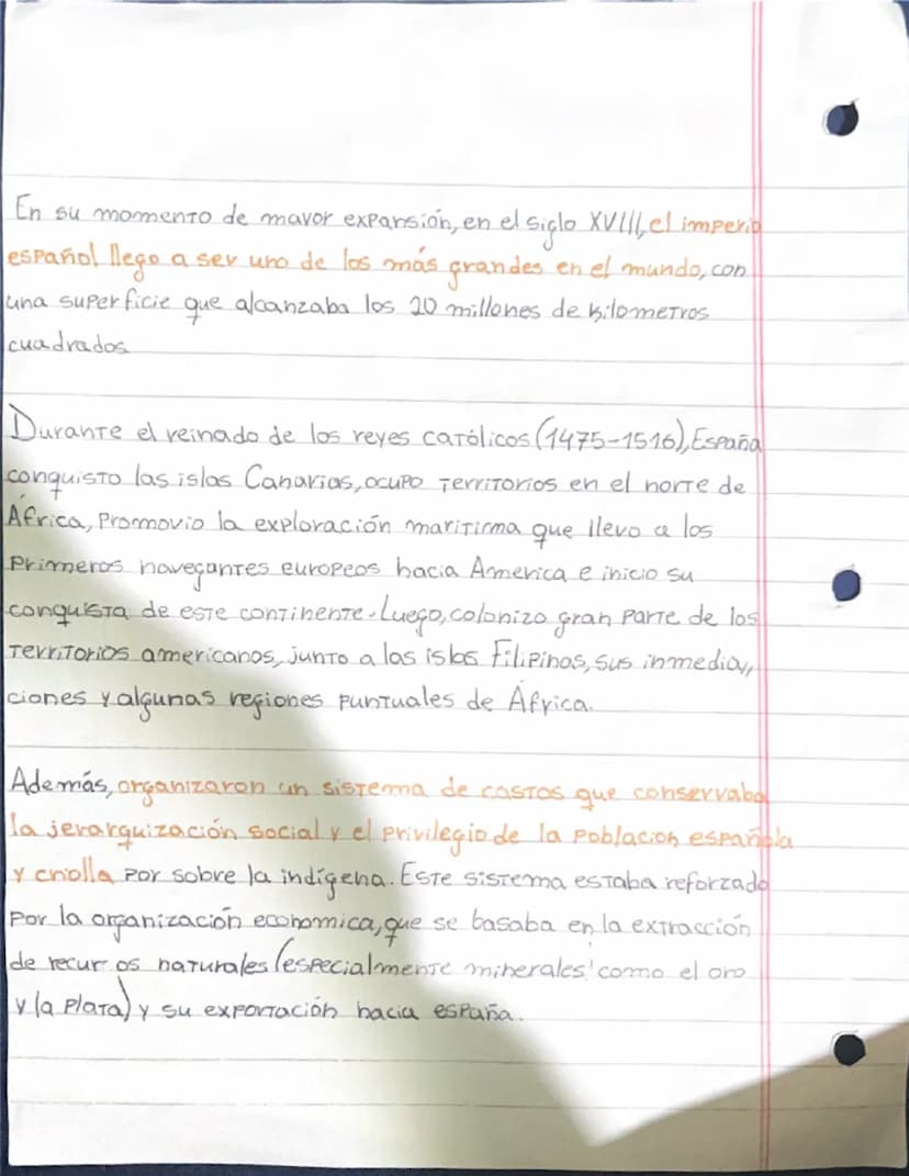 --- OCR Start ---
La colonización Española
La colonización española fue el proceso por el que el imperio /
español capropio de Territorios e