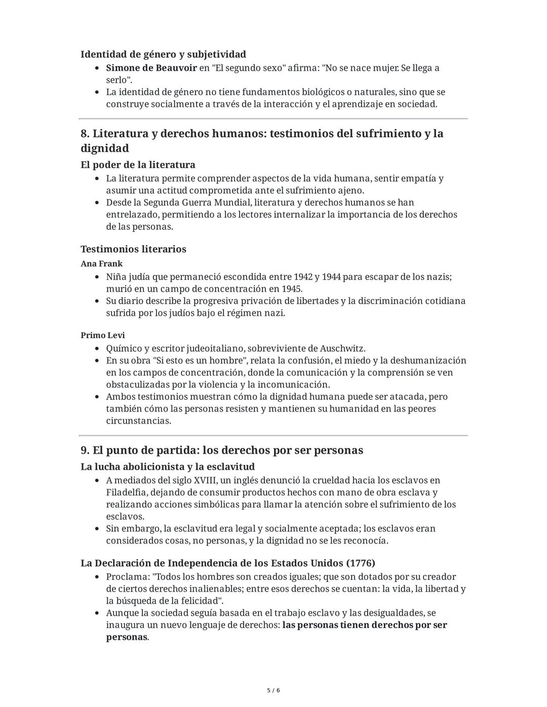 La dignidad y los derechos humanos: historia, fundamentos y
desafíos
1. La dignidad de las personas: concepto y evolución histórica
Definici