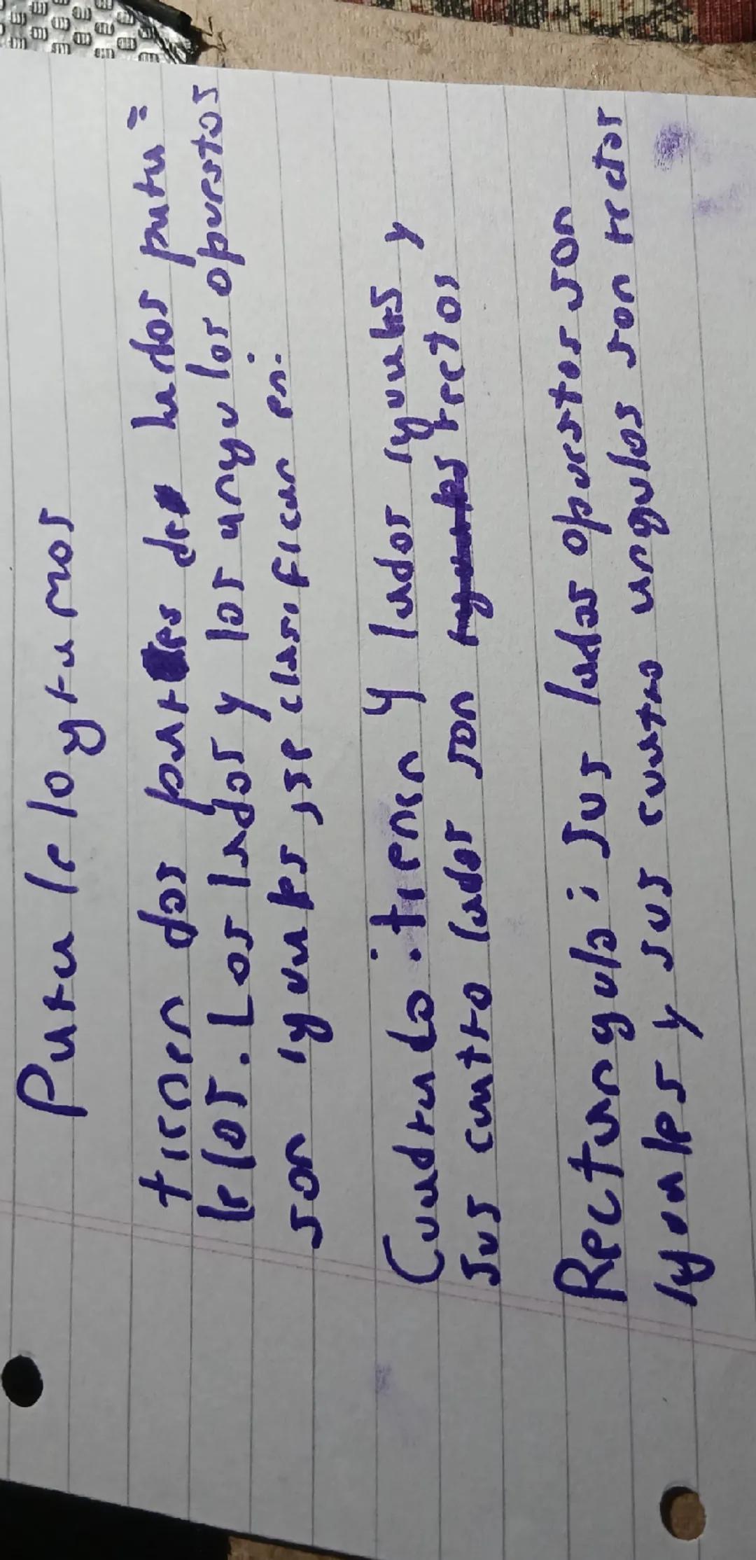 Putu le loytumos

tirnen dos pades de lados putu =
16105. Los lados y los unyu los opurstos
son lyuukssse clasificar en.

Cuadrado tienen Y 