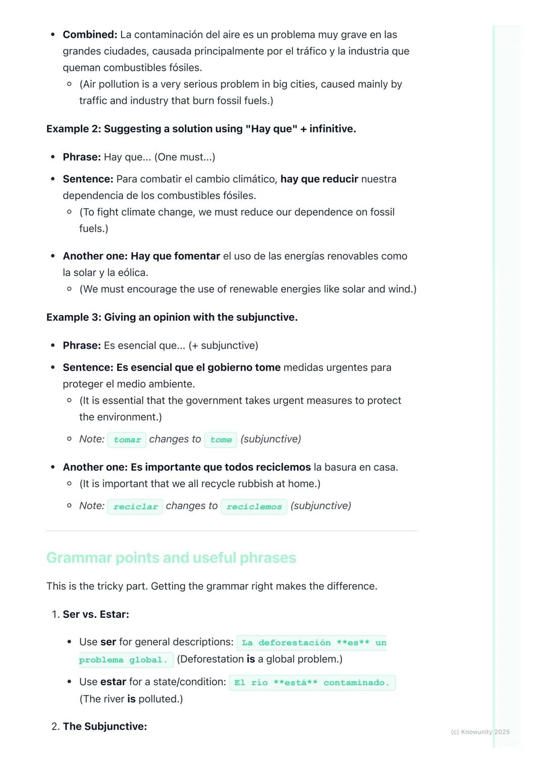 # Environment, Climate Change,
and Global Issues

Introduction to environmental vocabulary

This is a huge topic for the Leaving Cert, comes