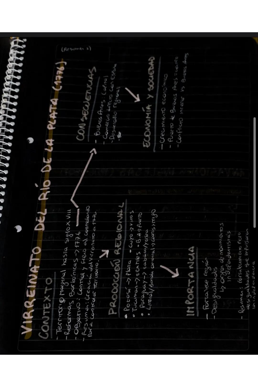 ## SECTORIA

### LA INDEPENDENCIA DEL RÍO DE LA PLATA
(Resumen 1, mas largo, explicativo).

1 **CONTEXTO A FINES DEL SIGLO XVIII**
→ El Río 