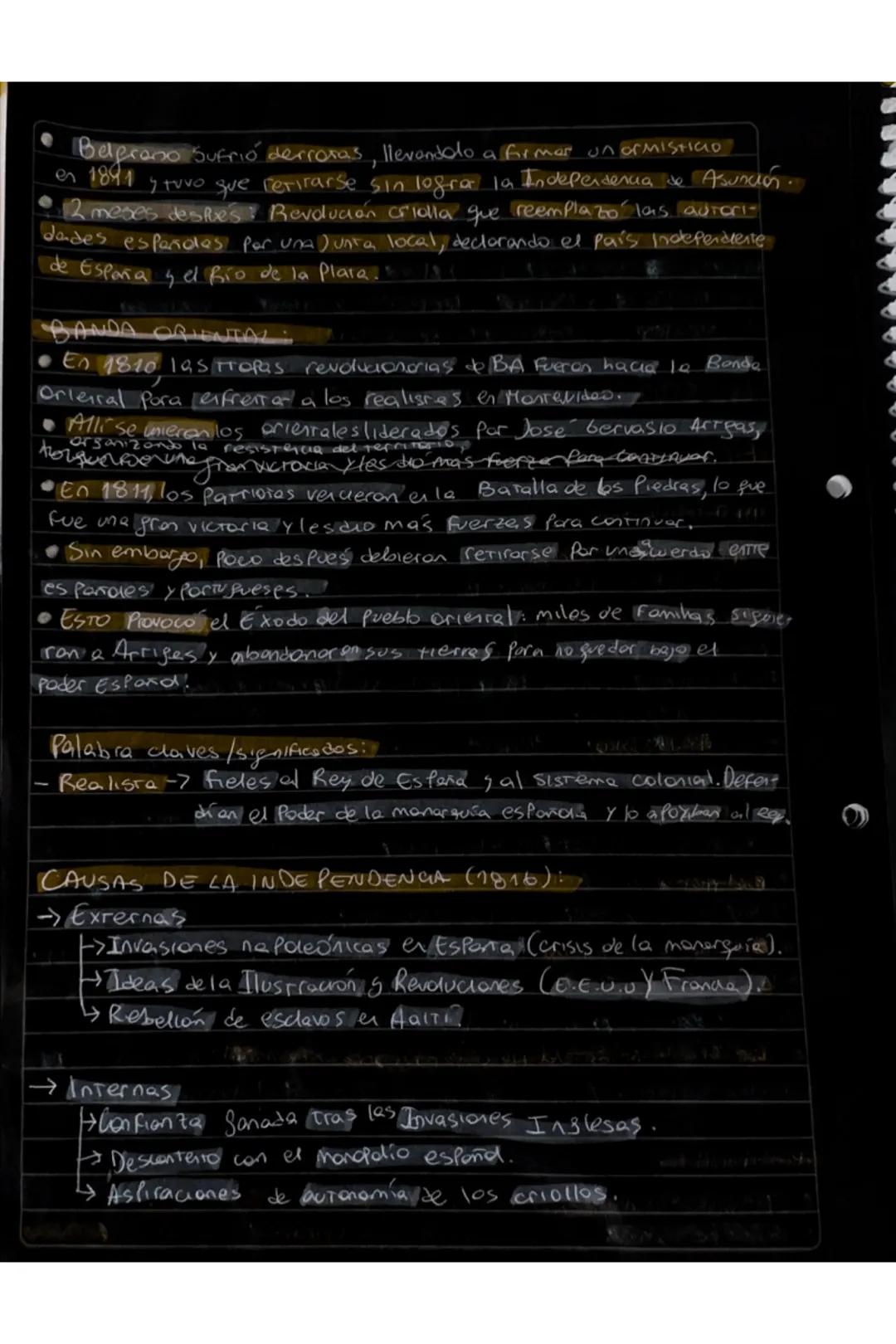 ## SECTORIA

### LA INDEPENDENCIA DEL RÍO DE LA PLATA
(Resumen 1, mas largo, explicativo).

1 **CONTEXTO A FINES DEL SIGLO XVIII**
→ El Río 
