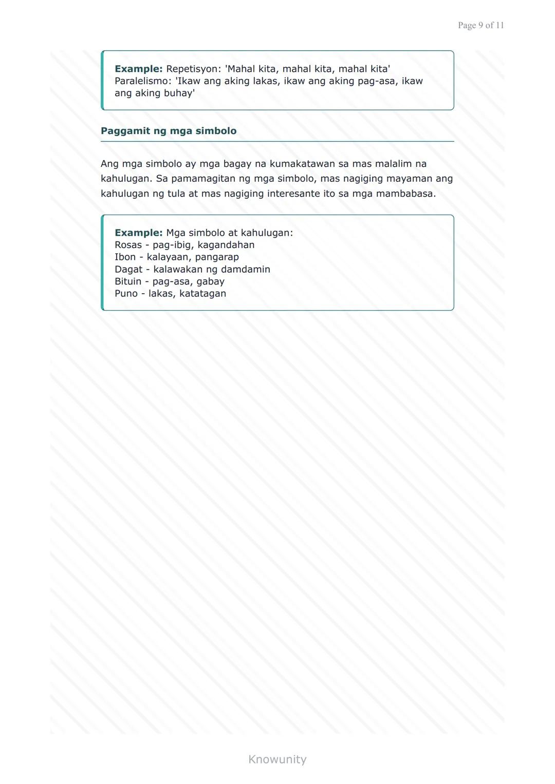 Pagsulat at Pagpapahayag: Pagbuo ng Tula
Pag-aaral sa mga elemento at pamamaraan ng
pagsulat ng tula
Mga Layuning Pang-edukasyon
Mauunawaan 