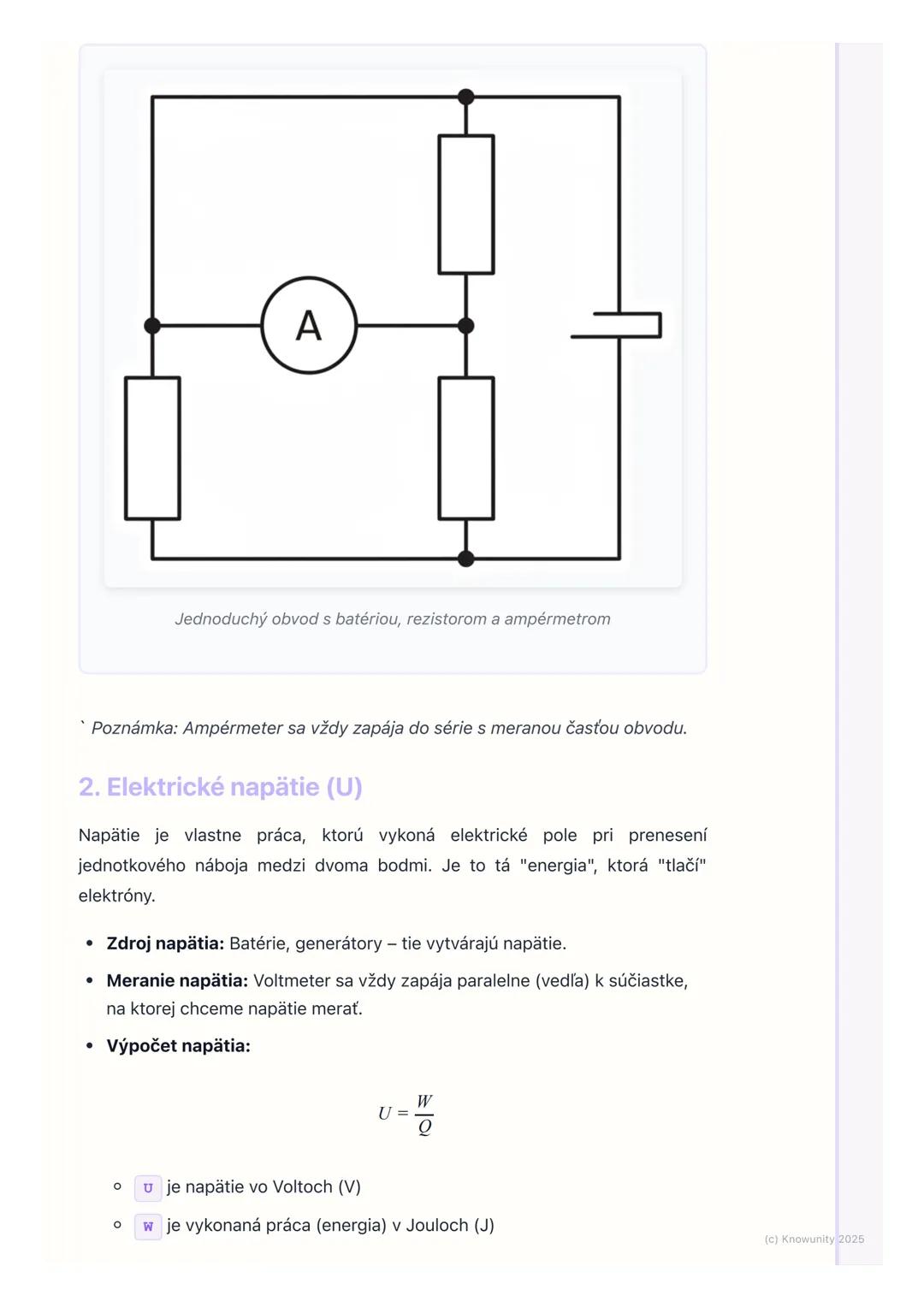 # Elektrický prúd a Ohmov
zákon

Prehľad / Úvod

Dnes si zopakujeme základy elektriny, konkrétne elektrický prúd a Ohmov
zákon. Je to super 