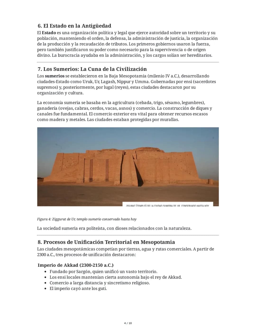 Los Primeros Estados del Antiguo Oriente Próximo: De la
Mesopotamia al Mediterráneo
1. Introducción al Antiguo Oriente Próximo
Las primeras 