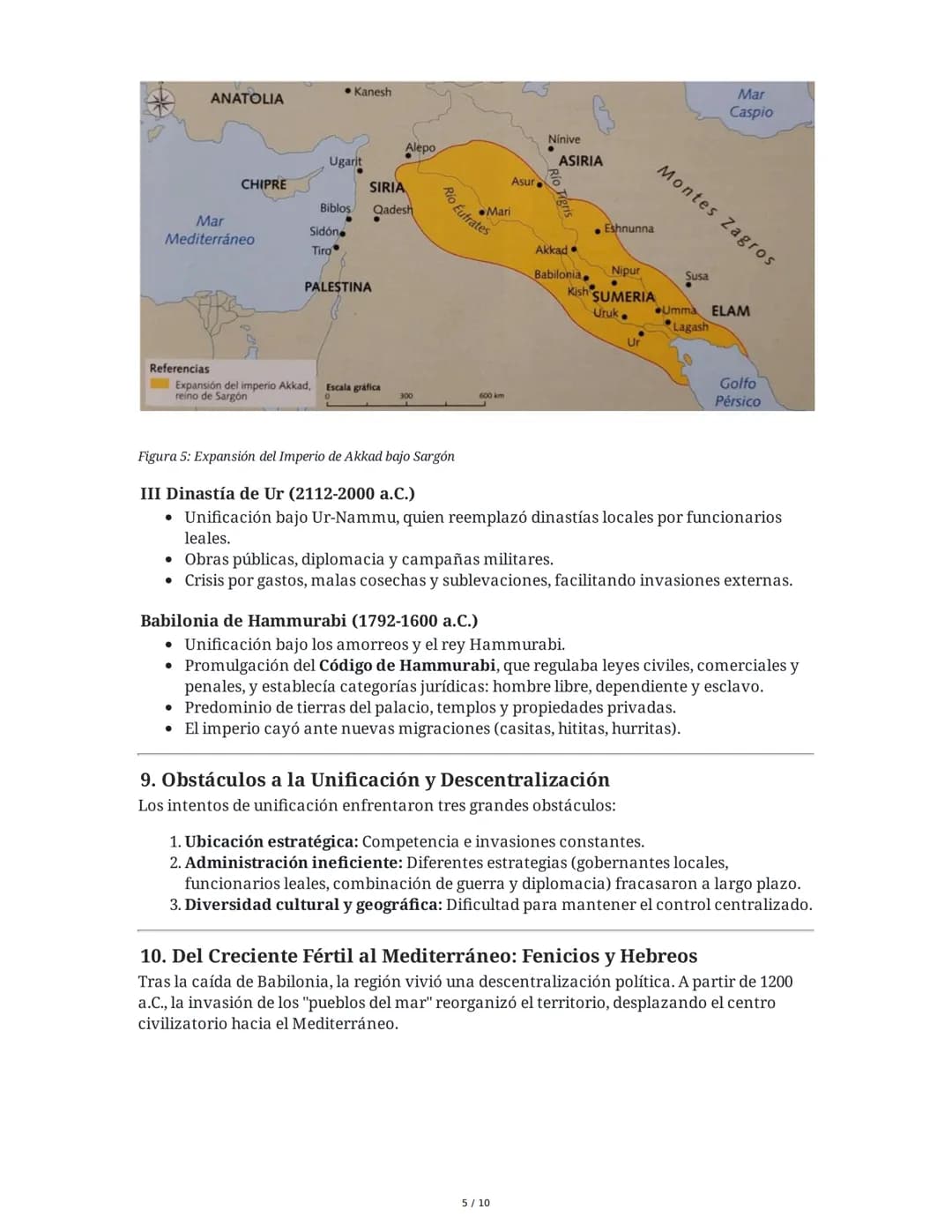 Los Primeros Estados del Antiguo Oriente Próximo: De la
Mesopotamia al Mediterráneo
1. Introducción al Antiguo Oriente Próximo
Las primeras 
