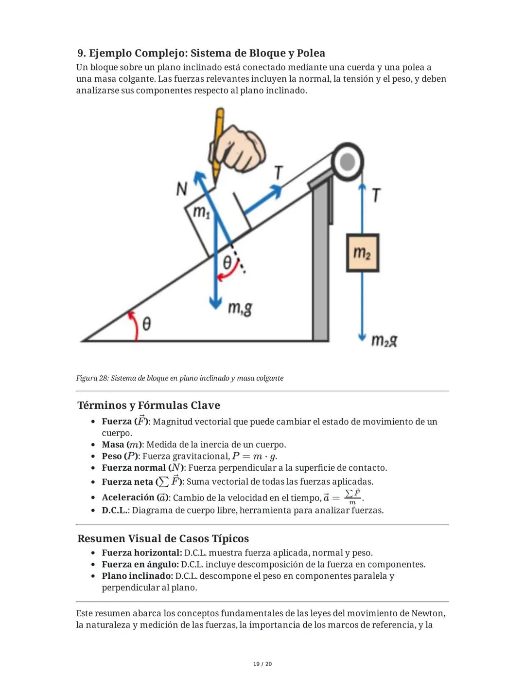Leyes del Movimiento de Newton (Dinámica)
1. Introducción a la Dinámica y Conceptos Fundamentales
La dinámica estudia el movimiento de los c