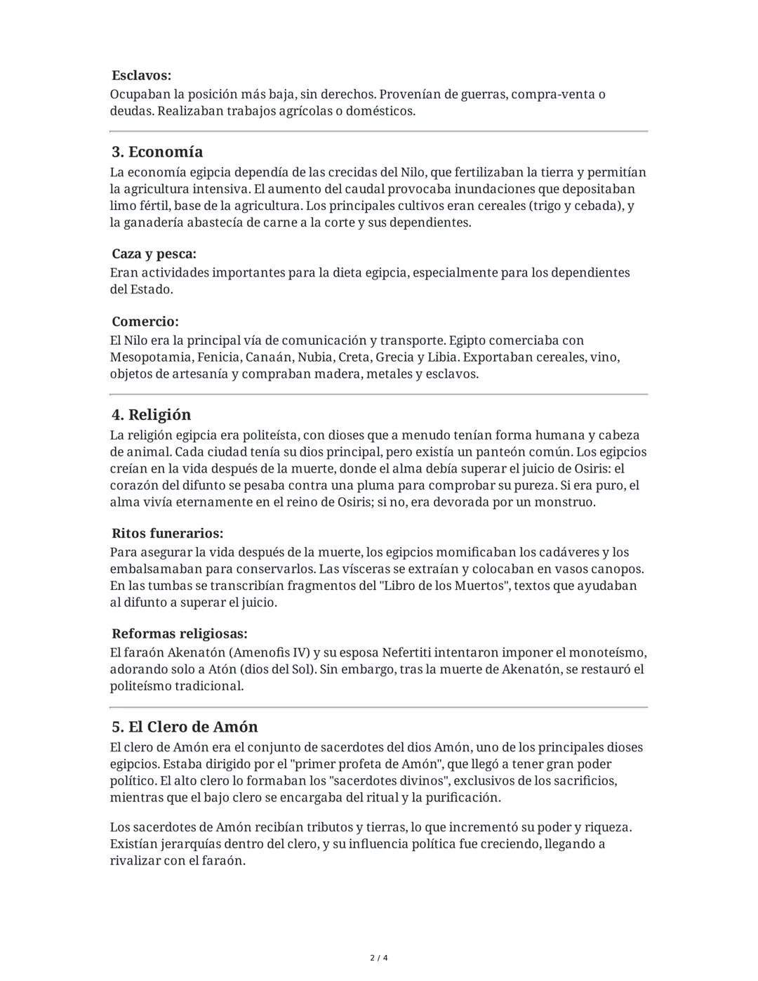 Resumen Extenso: Sociedad, Política, Economía, Religión y Arte
en el Antiguo Egipto
1. Política: El Faraón
El soberano de Egipto recibía el 