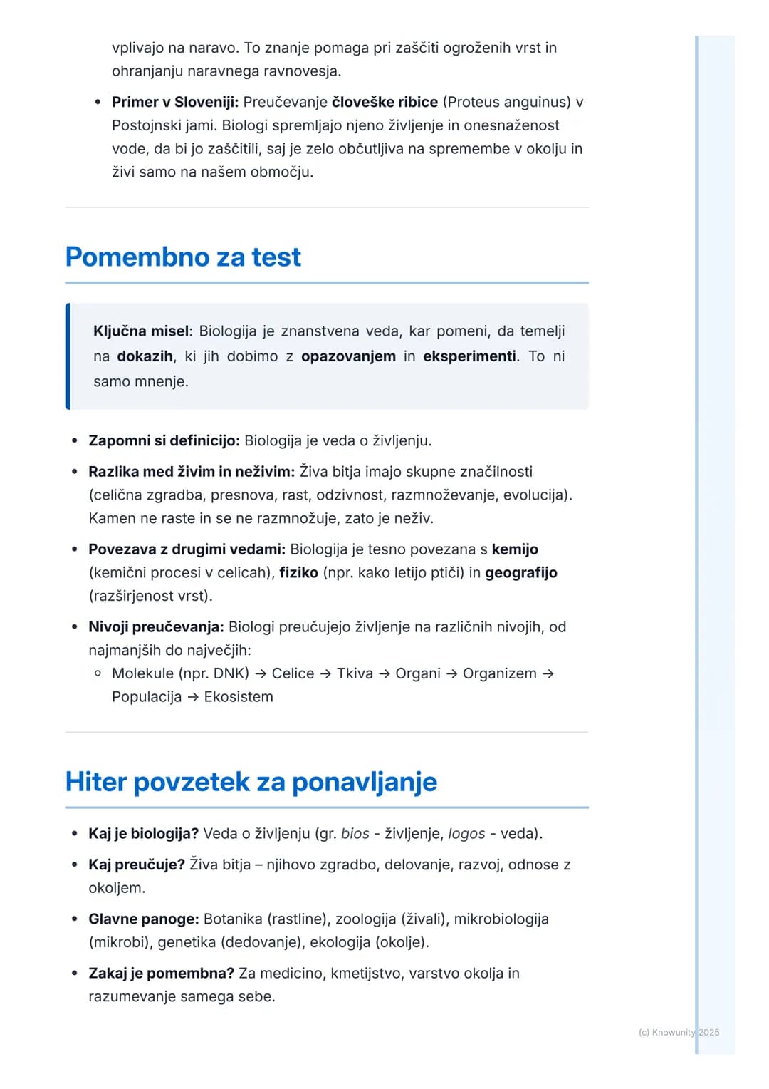 # Kaj je biologija?

Kaj je biologija?

Biologija je naravoslovna veda, ki preučuje življenje in živa bitja. Beseda
izvira iz grščine: bios 