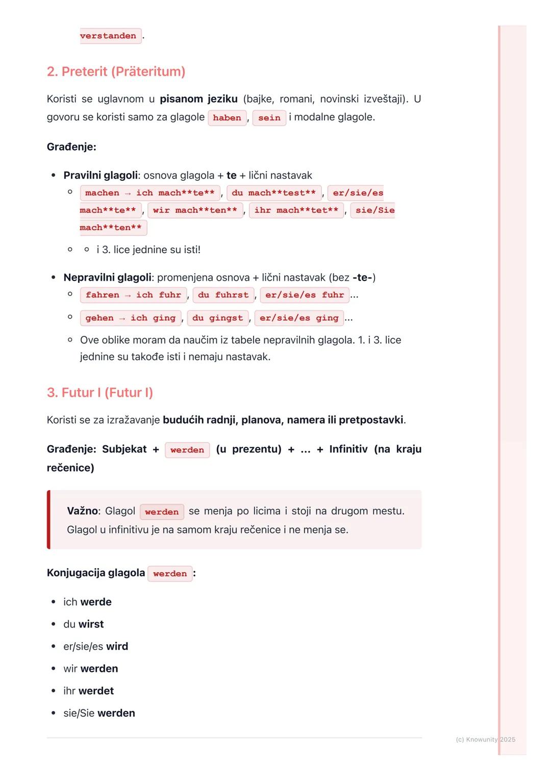 # Vremena glagola (Perfekt,
Präteritum, Futur I)

Uvod u glagolska vremena

Ovo je bitno za kontrolni. Moram da razumem razliku između prošl