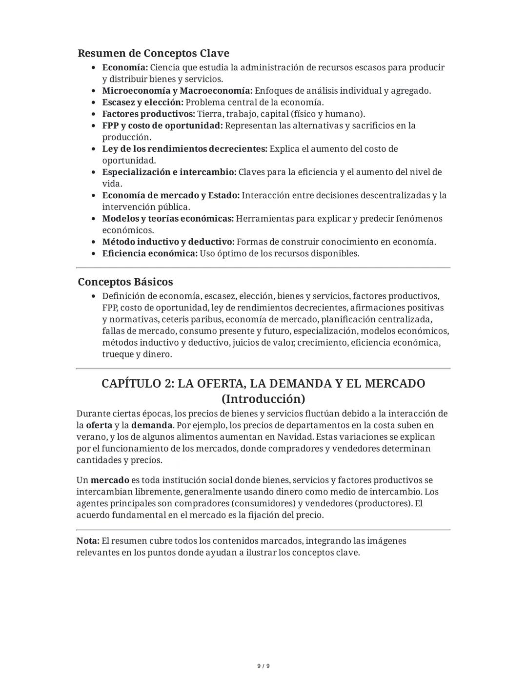 CAPÍTULO 1: LA ECONOMÍA - CONCEPTOS BÁSICOS
Introducción: La Economía y la Necesidad de Elegir
Razonar en términos económicos implica evalua