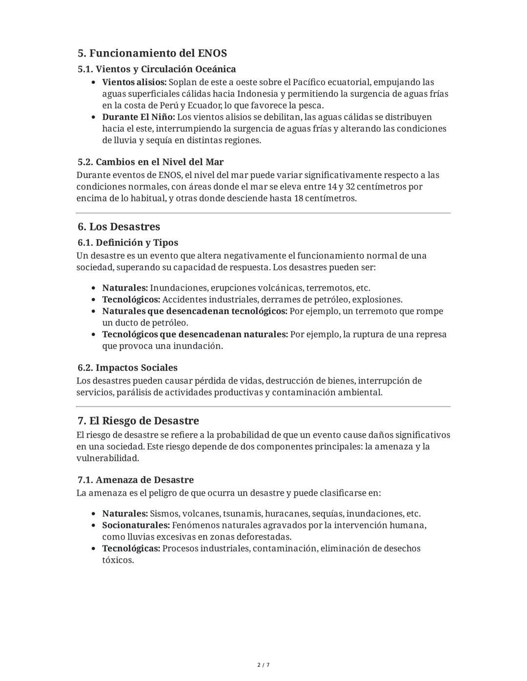 # El Niño y los Desastres: Un Problema Ambiental y Social

1. Introducción: El Niño como Problema Ambiental Recurrente

El fenómeno de El Ni
