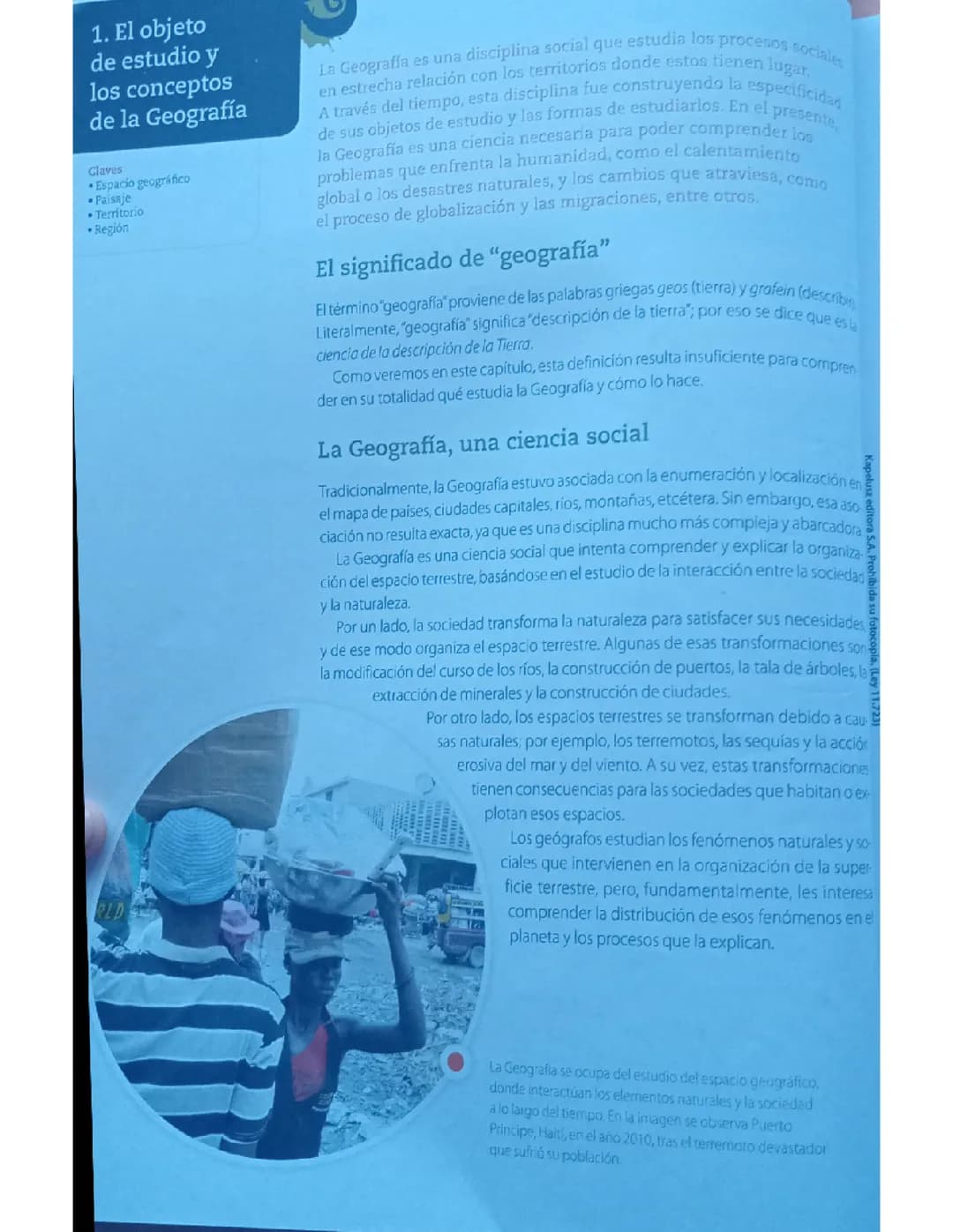 Geografía, conocimiento básico 