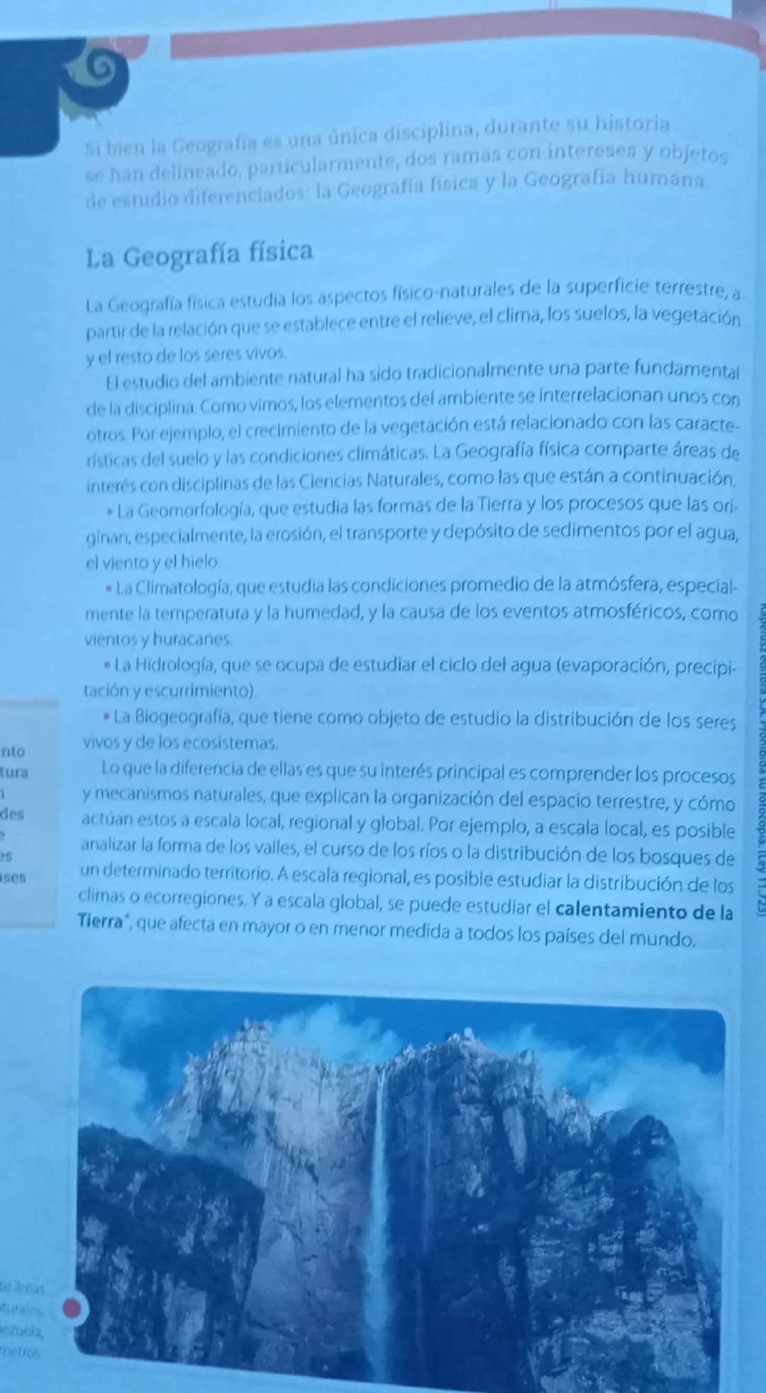 1. El objeto
de estudio y
los conceptos
de la Geografía
Claves
• Espacio geográfico
•Paisaje
Territorio
• Región
RLD
La Geografía es una dis