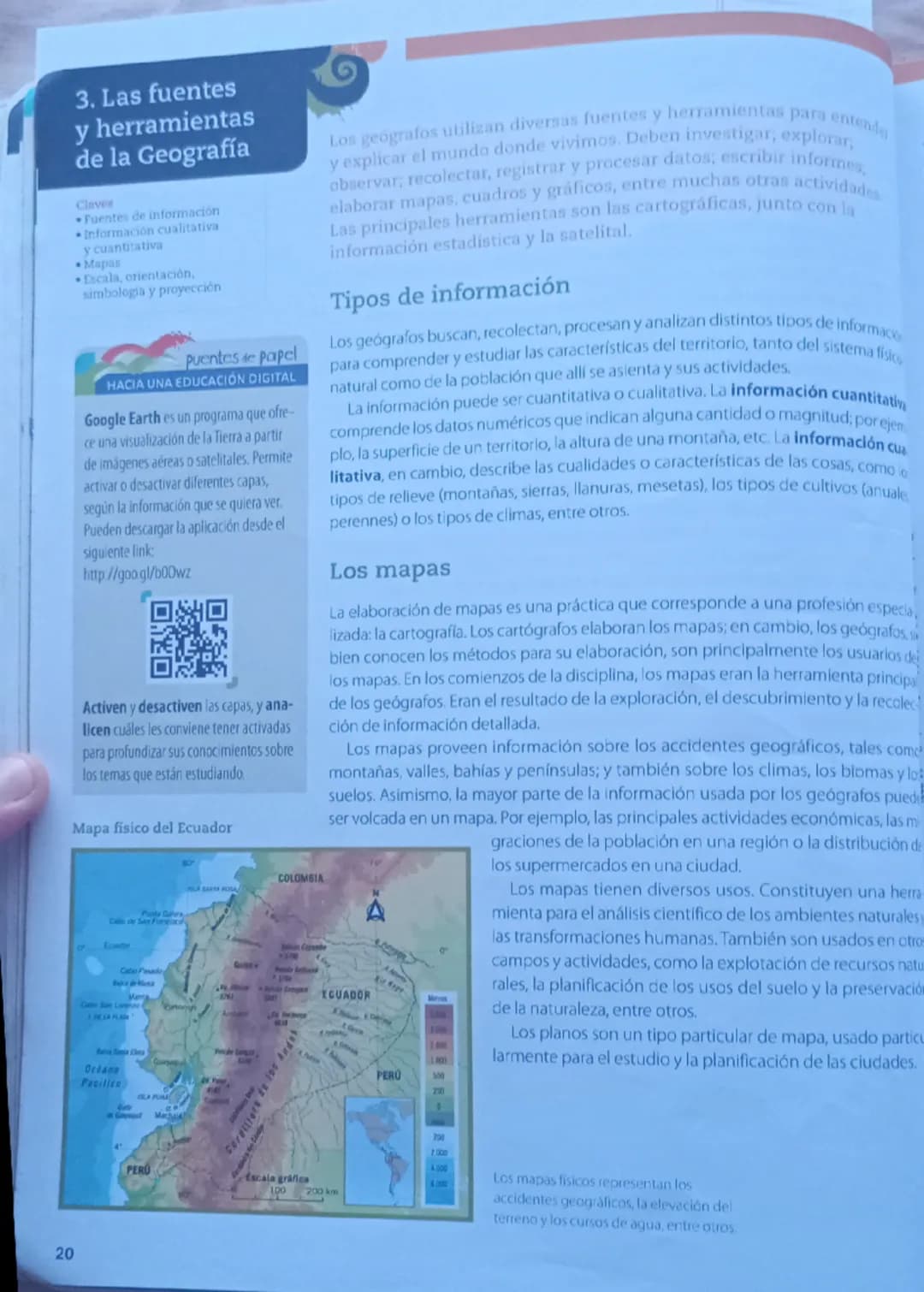 1. El objeto
de estudio y
los conceptos
de la Geografía
Claves
• Espacio geográfico
•Paisaje
Territorio
• Región
RLD
La Geografía es una dis
