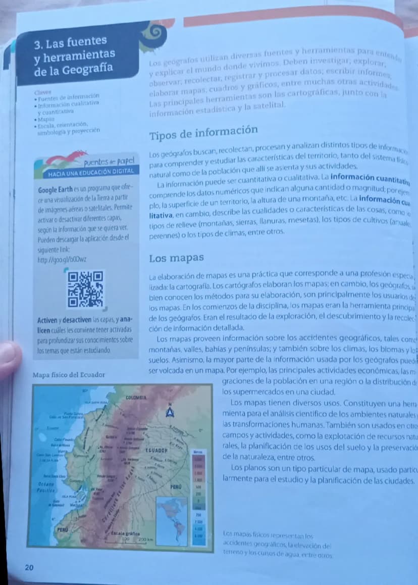 1. El objeto
de estudio y
los conceptos
de la Geografía
Claves
• Espacio geográfico
•Paisaje
Territorio
• Región
RLD
La Geografía es una dis