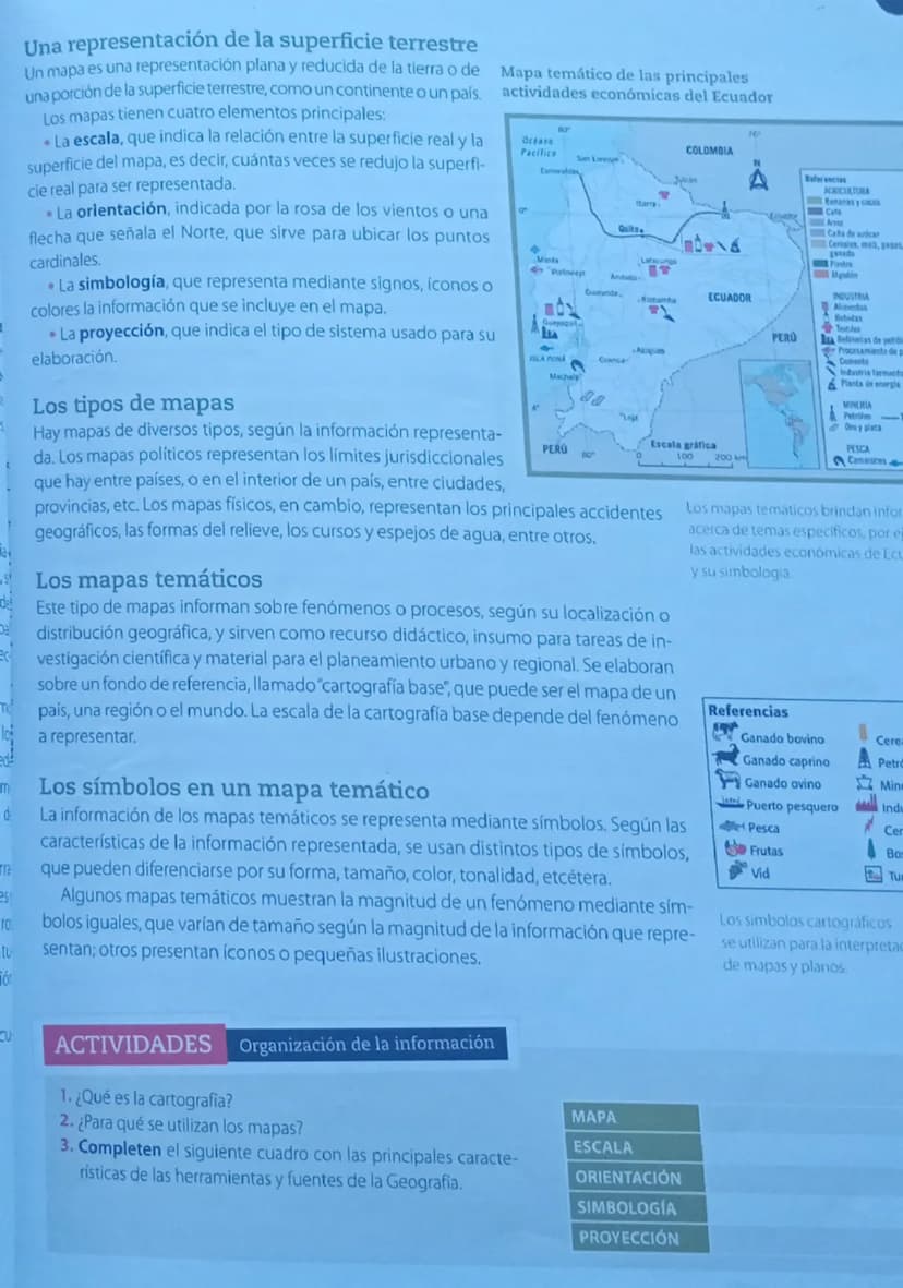 1. El objeto
de estudio y
los conceptos
de la Geografía
Claves
• Espacio geográfico
•Paisaje
Territorio
• Región
RLD
La Geografía es una dis