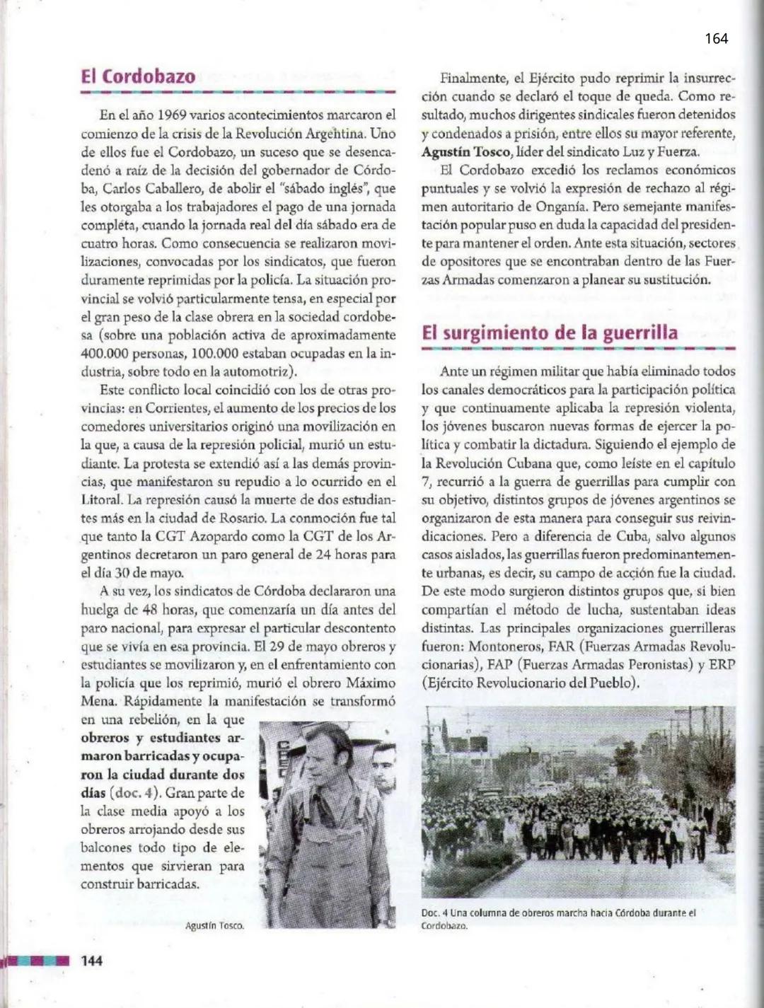 # 8
Las debilidades de la democracia
en la Argentina (1955-1966)

A partir del Golpe de Estado de
1955 comenzó un periodo signado
por la pro