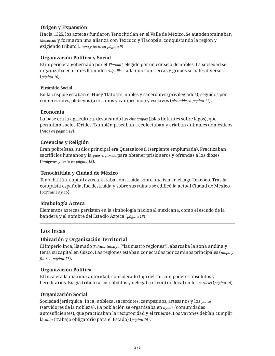 Sociedades precolombinas: Mayas, Aztecas e Incas
Introducción y Contexto Geográfico
La presentación aborda las principales civilizaciones pr