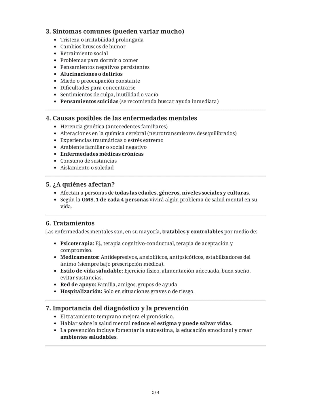 # Enfermedades mentales: Conceptos, tipos, síntomas y avances

1. ¿Qué son las enfermedades mentales?
Las enfermedades mentales o trastornos