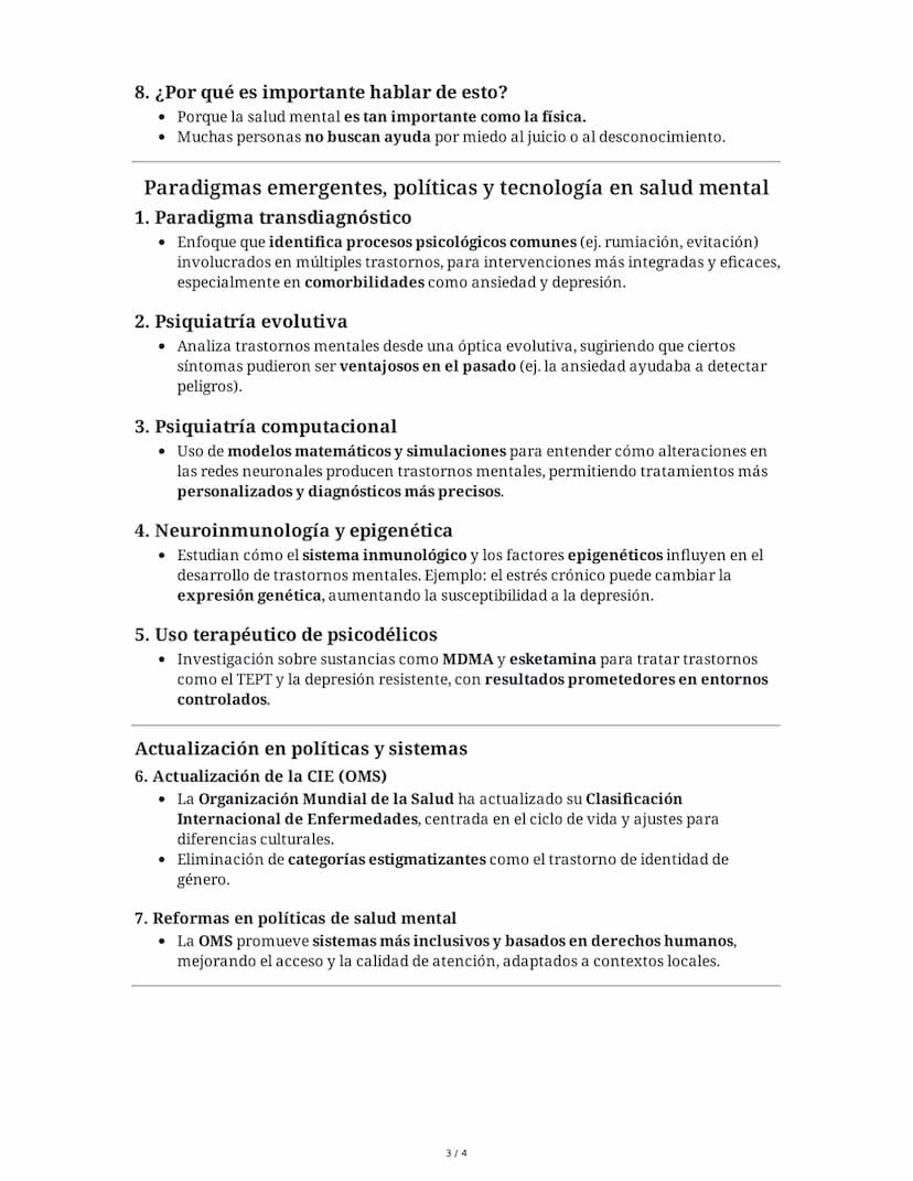 # Enfermedades mentales: Conceptos, tipos, síntomas y avances

1. ¿Qué son las enfermedades mentales?
Las enfermedades mentales o trastornos
