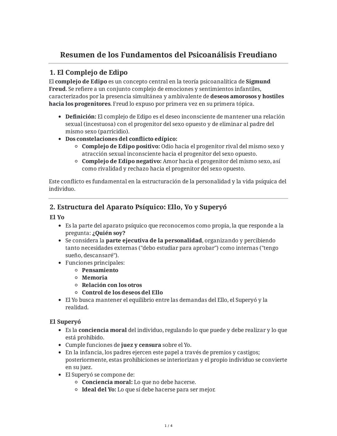 Complejo de Edipo en Psicoanálisis