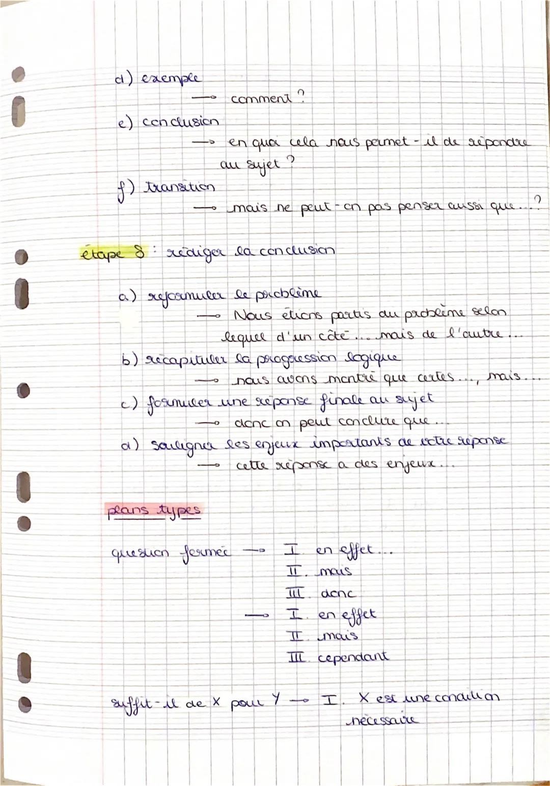 dissertation

étape 1: analyser le sujet

a) analyser le présuppose au sujet

   - adverbes, alternatives (... o....),
     formules restric