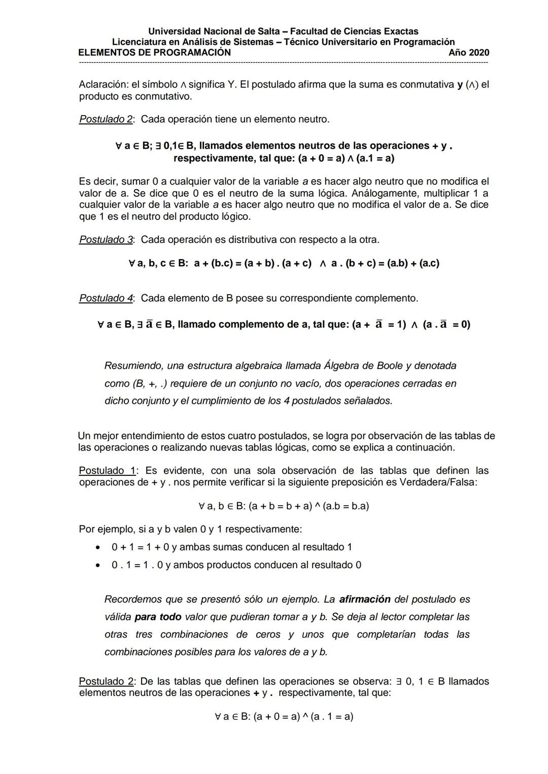 # Universidad Nacional de Salta - Facultad de Ciencias Exactas
Licenciatura en Análisis de Sistemas - Técnico Universitario en Programación
