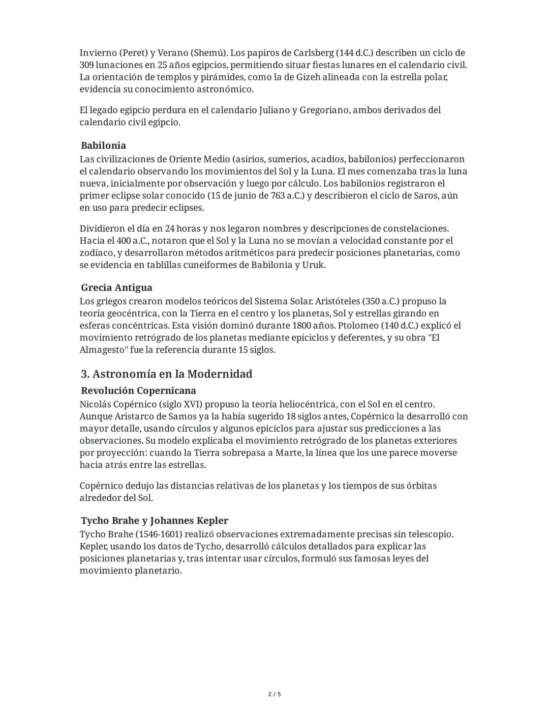 La Observación Astronómica: Historia, Instrumentos y
Evolución
1. Introducción: La Observación Sin Instrumentos
Astronomía Prehistórica
Desd