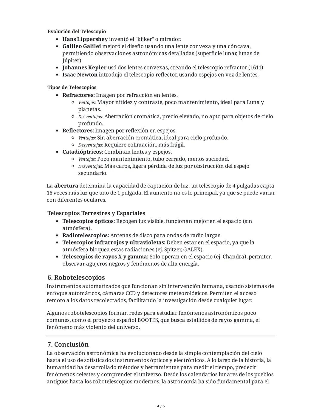 La Observación Astronómica: Historia, Instrumentos y
Evolución
1. Introducción: La Observación Sin Instrumentos
Astronomía Prehistórica
Desd