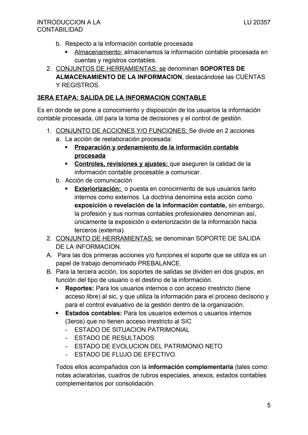 INTRODUCCION A LA
CONTABILIDAD
UNIDAD N°1: LA CONTABILIDAD Y EL SISTEMA DE INFORMACION
CONTABLE
Conceptos previos.
LU 20357
1. La contabilid