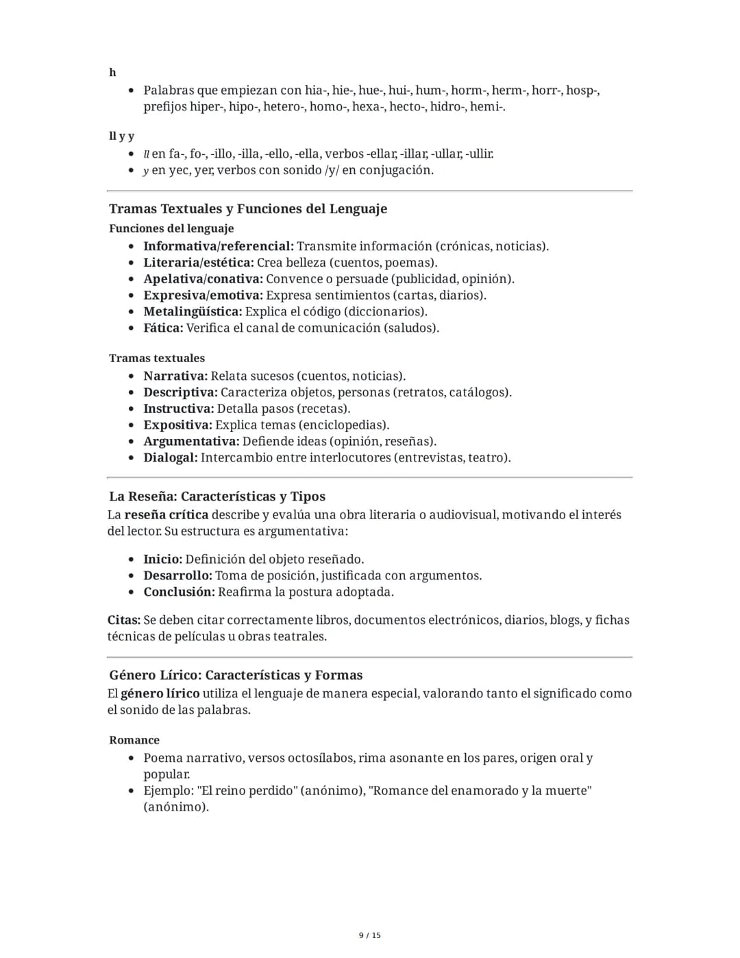 UNIDAD I
Lengua y Literatura 2025 - Segundo Año
Reglas Generales de Acentuación y Tildación
En español, las palabras se dividen en sílabas, 