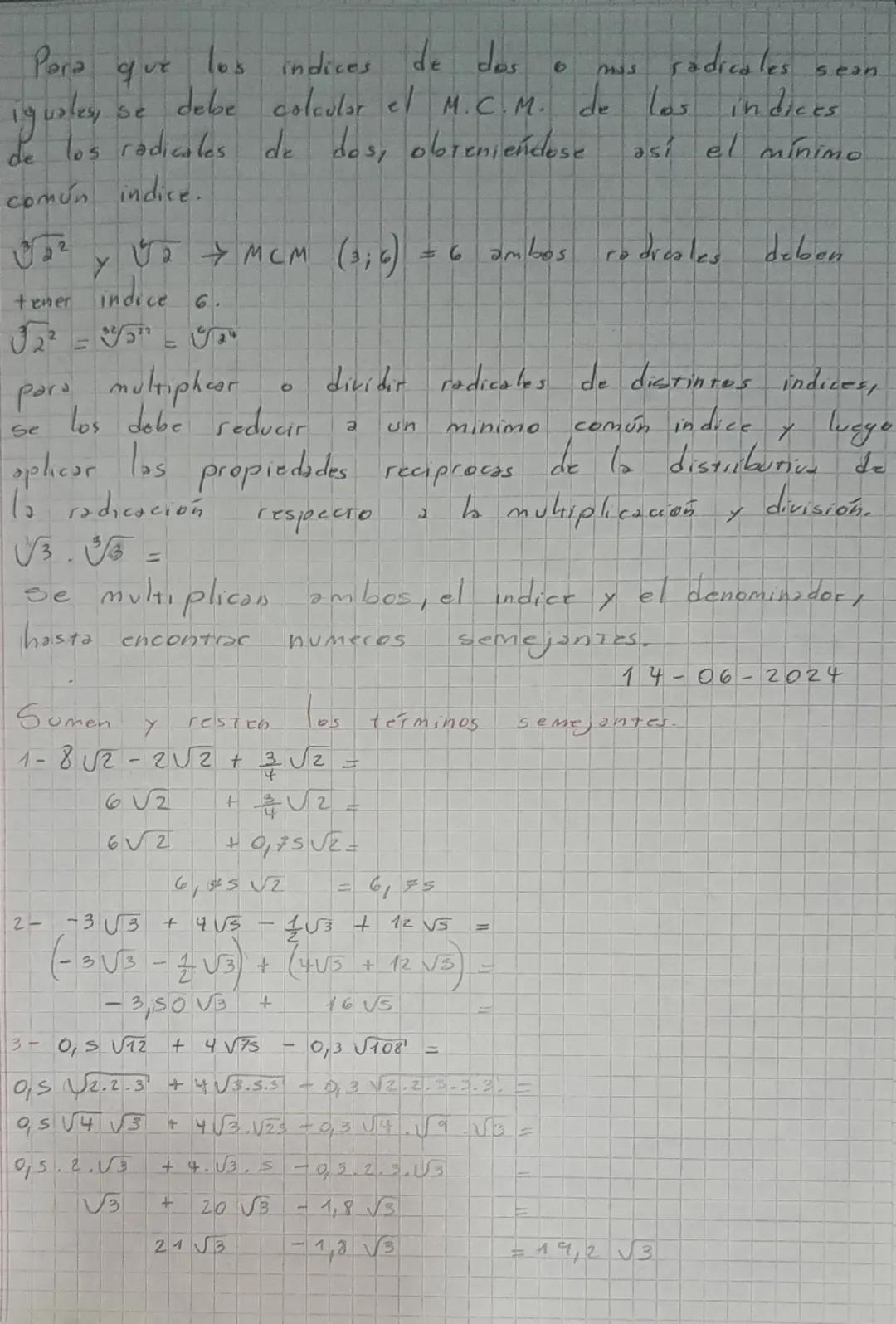 02-05-2024

Escriban verdadero a solso según corresponds.

2) $6^4.6^3 = 6^{20}$ $b^9$

$2^{10}: 2^4 = 2^6$ $V$ $V$

c) d.d.d.d.d. = $5d$ $d