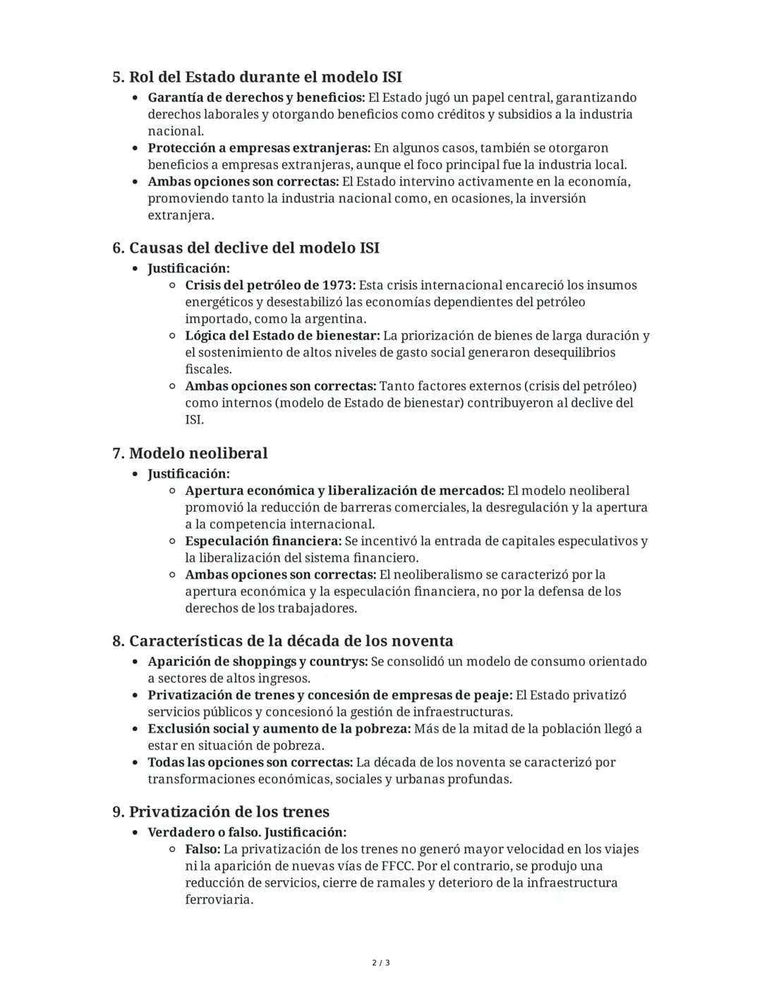 Evaluación de Geografía: Modelos Económicos y
Transformaciones Sociales en Argentina
1. Características del Modelo Agroexportador (MAE)
• Di