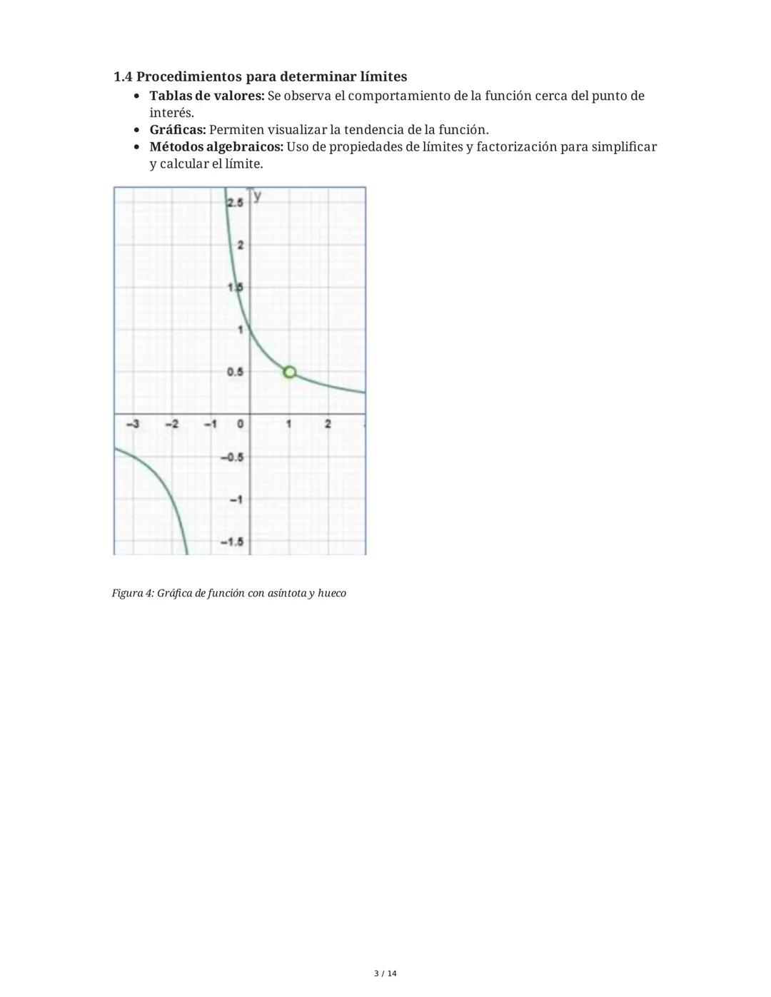 Métodos Cuantitativos - Resumen
1. Límite de una función
1.1 Noción intuitiva de límite
El límite es una herramienta matemática fundamental 
