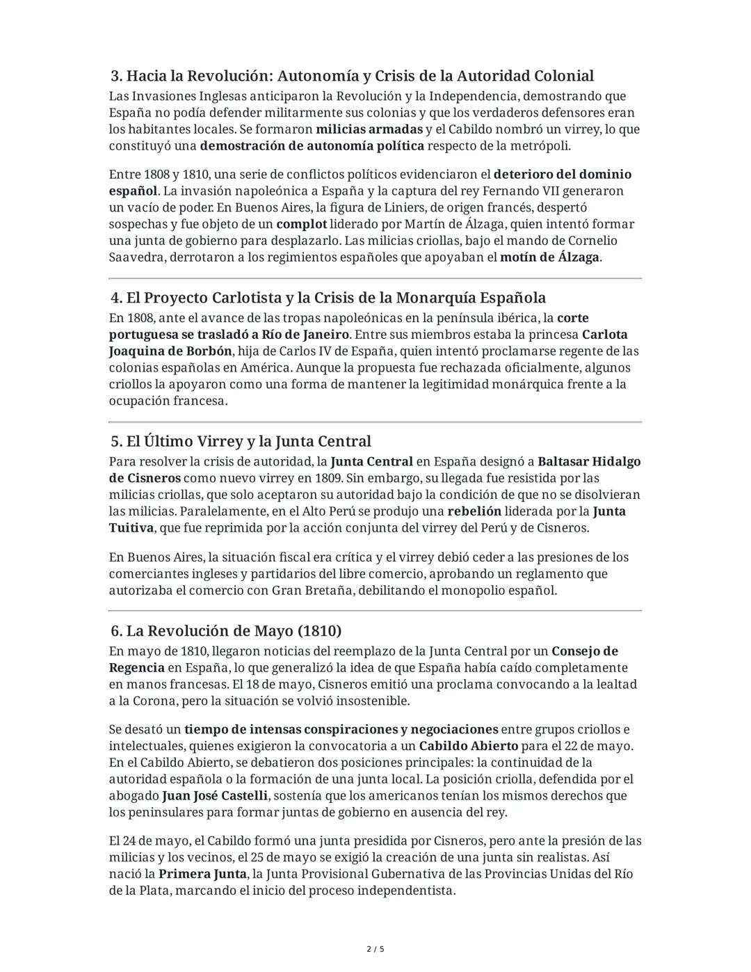 La Independencia en el Río de la Plata
1. Contexto Previo: Reformas Borbónicas y el Virreinato del Río de la
Plata
A fines del siglo XVIII, 