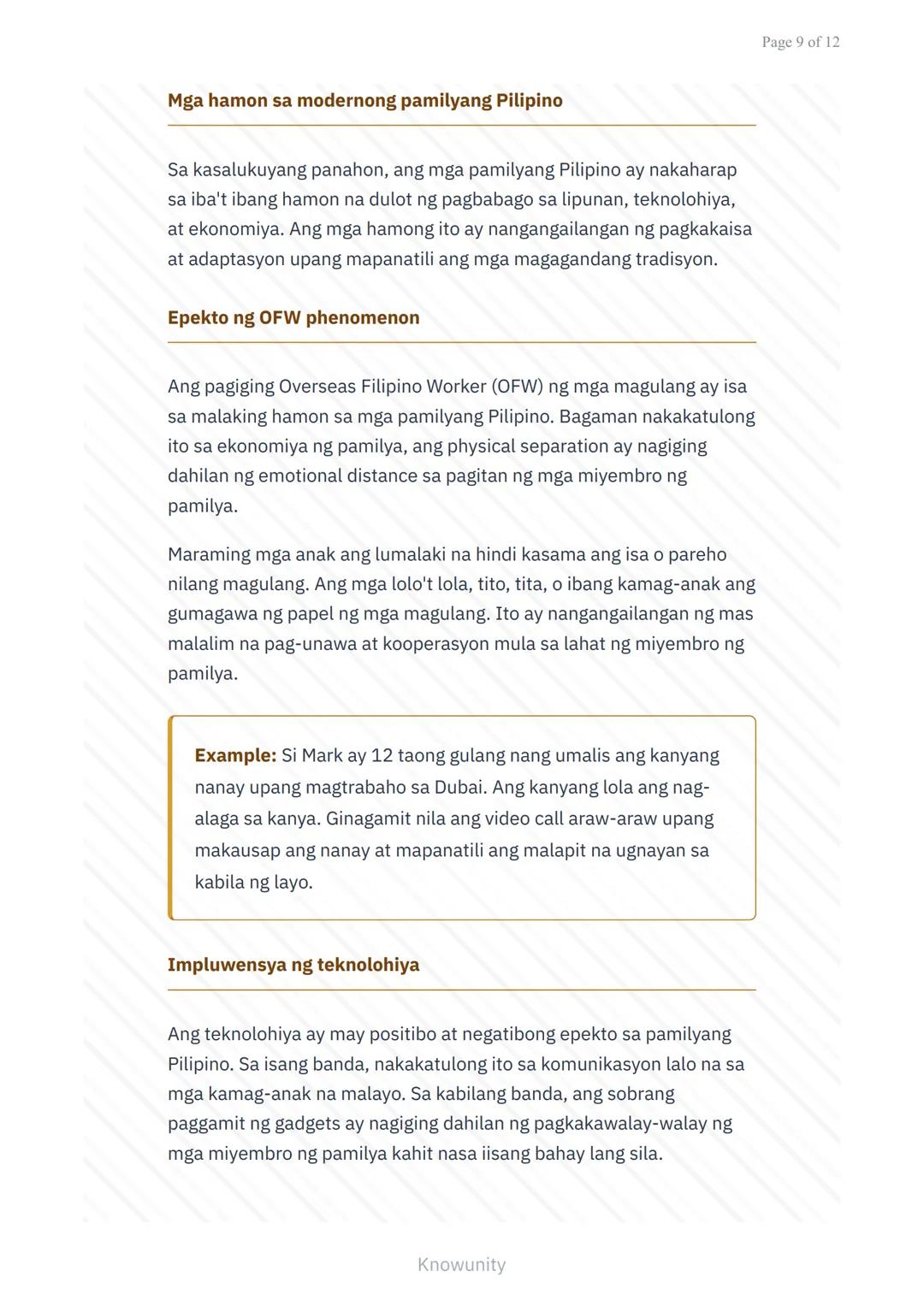 # Pagpapahalaga sa Kultura at Tradisyon: Kahalagahan ng Pamilyang Pilipino

Pag-aaral sa mahahalagang papel ng pamilya sa kultura ng Pilipin