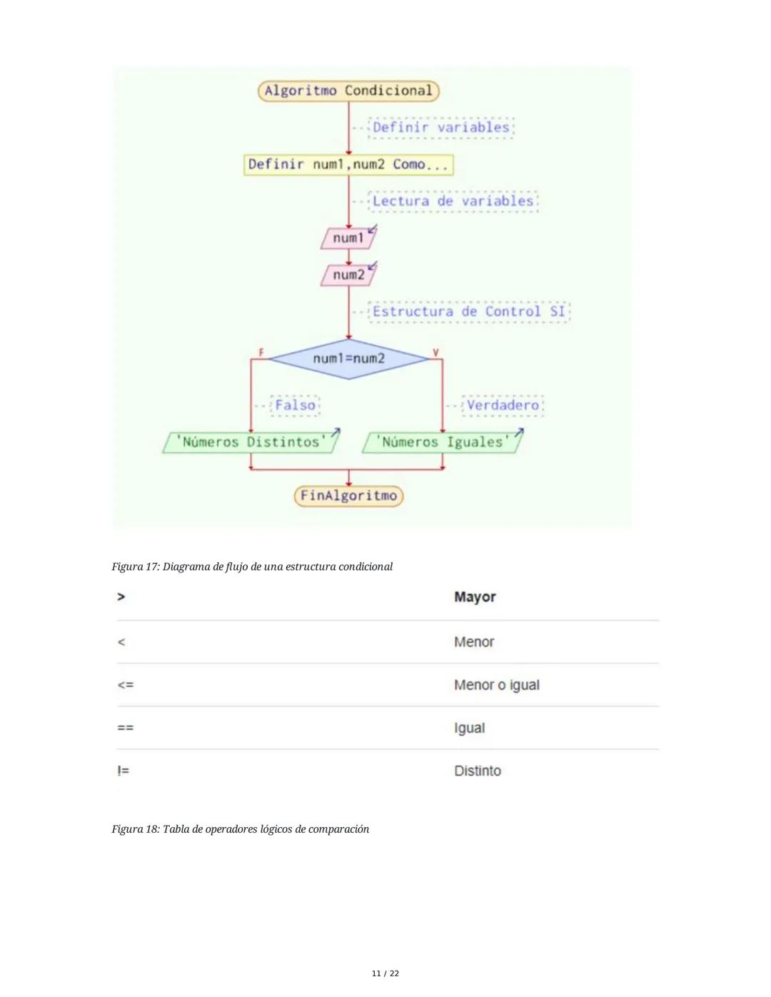 Módulo 2. Conceptos básicos de programación
1. Representación gráfica de los procesos
La representación de algoritmos o procesos puede ser c