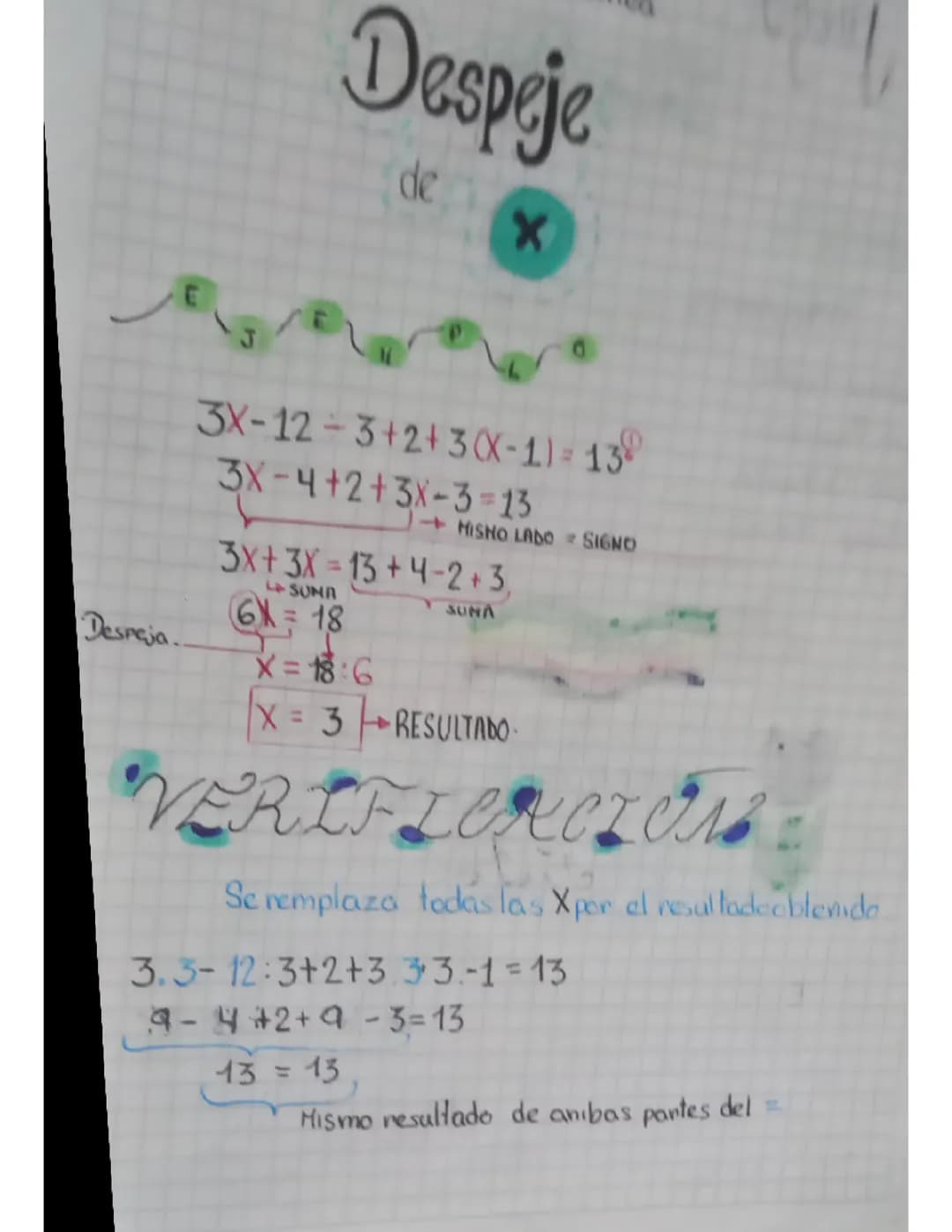 Ecuaciones